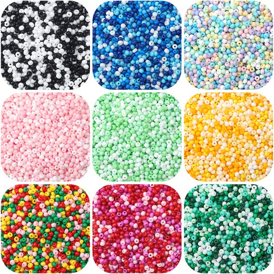 1000pcs 3mm Paint Beads DIY Necklace Bracelet Loose Bead Jewelry Accessories