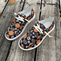 Rugby Baseball Element Women's Canvas Flat Shoes Slip On Lightweight Sneakers