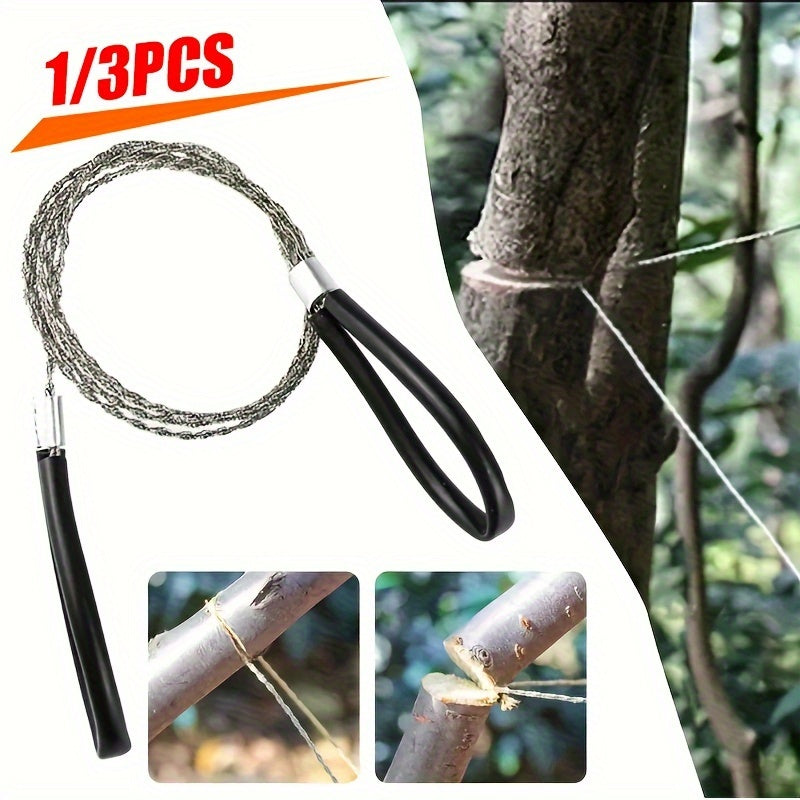Portable Survival Chain Saw for Outdoor Camping Hiking Backpacking