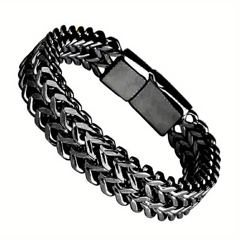 Hip Hop Titanium Steel Thick Version Street Trendsetter Men Bracelet
