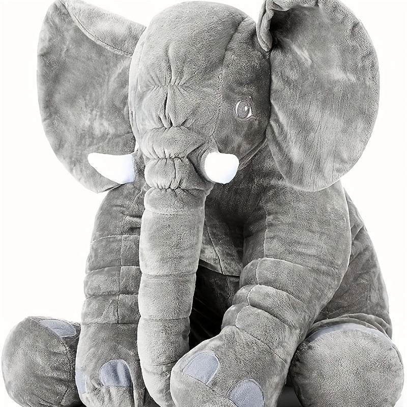 Big Elephant Stuffed Animal Plush Toy 40 64 Cm Size Grey Elephant Toy