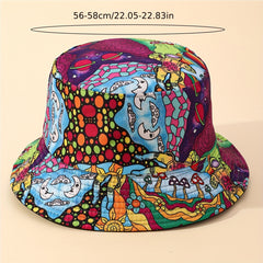 Men's Ethnic Style Pattern Fisherman Hat