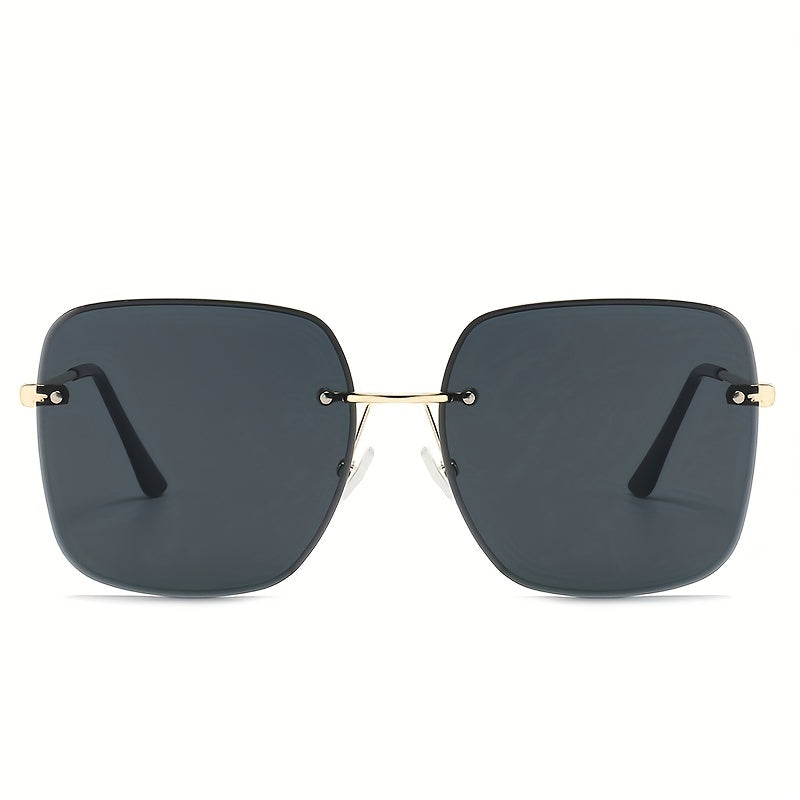 Ombre Lens Sunglasses Polarized Thin Metal Temple Eyewear