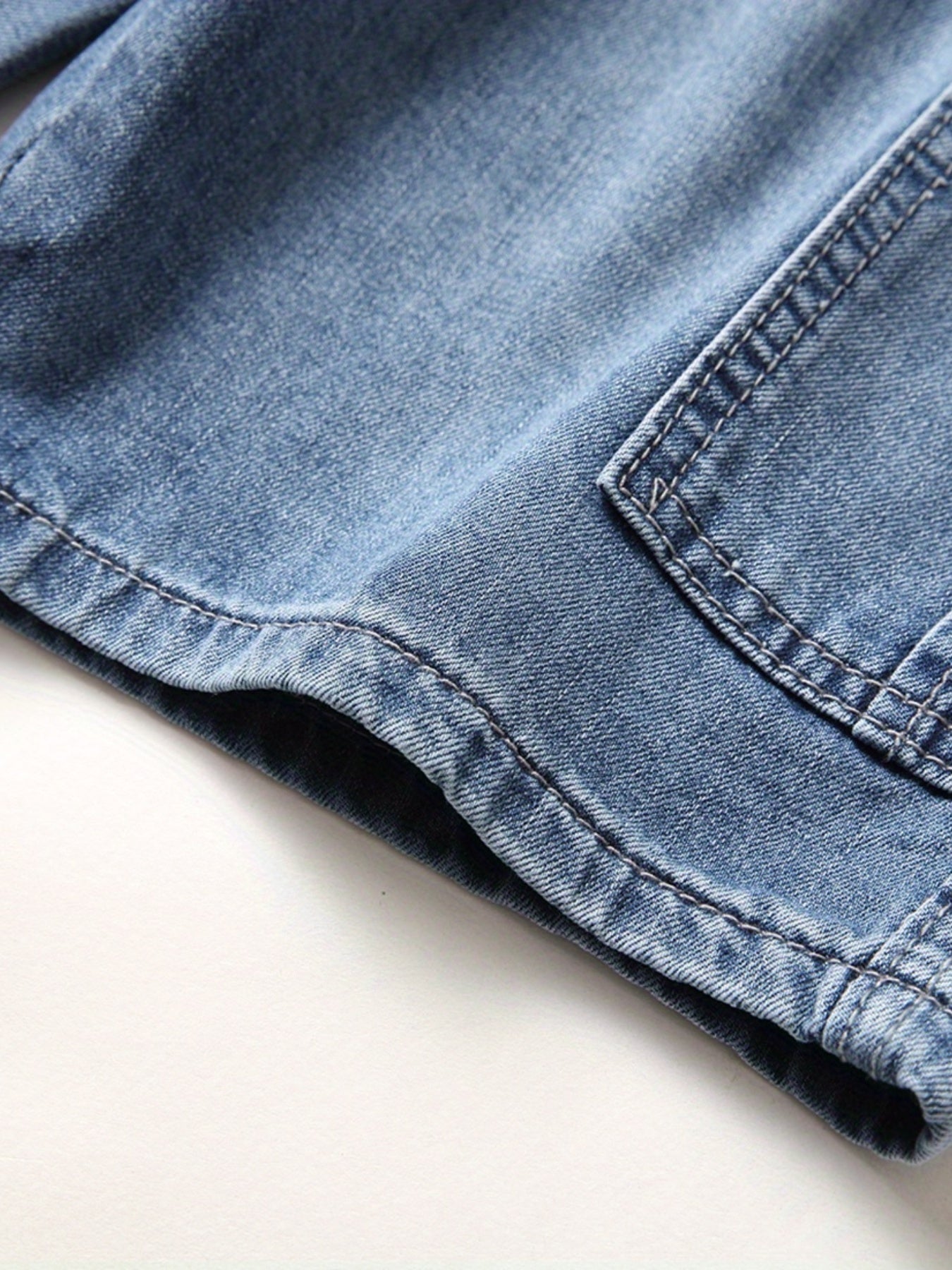 Cargo Denim Shorts Men s Classic Distressed Street Style Shorts