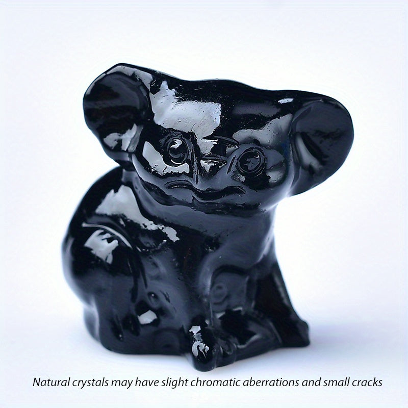 Crystal Carved Koala Stone For Healing Home Decor