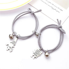 Cartoon Character Magnetic Friendship Bracelet Set