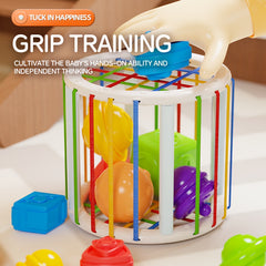 Kids Sensory Shape Classification Building Blocks Cube
