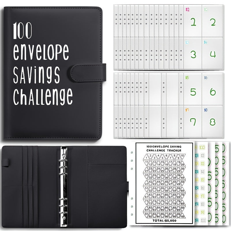 100 Envelopes Challenge Binder Savings Challenges Book