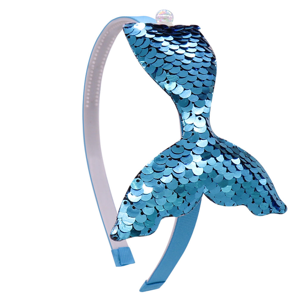 Sequin Fishtail Headband for Girls