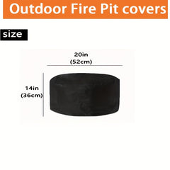 Waterproof 210D Heavy Duty Fire Pit Cover