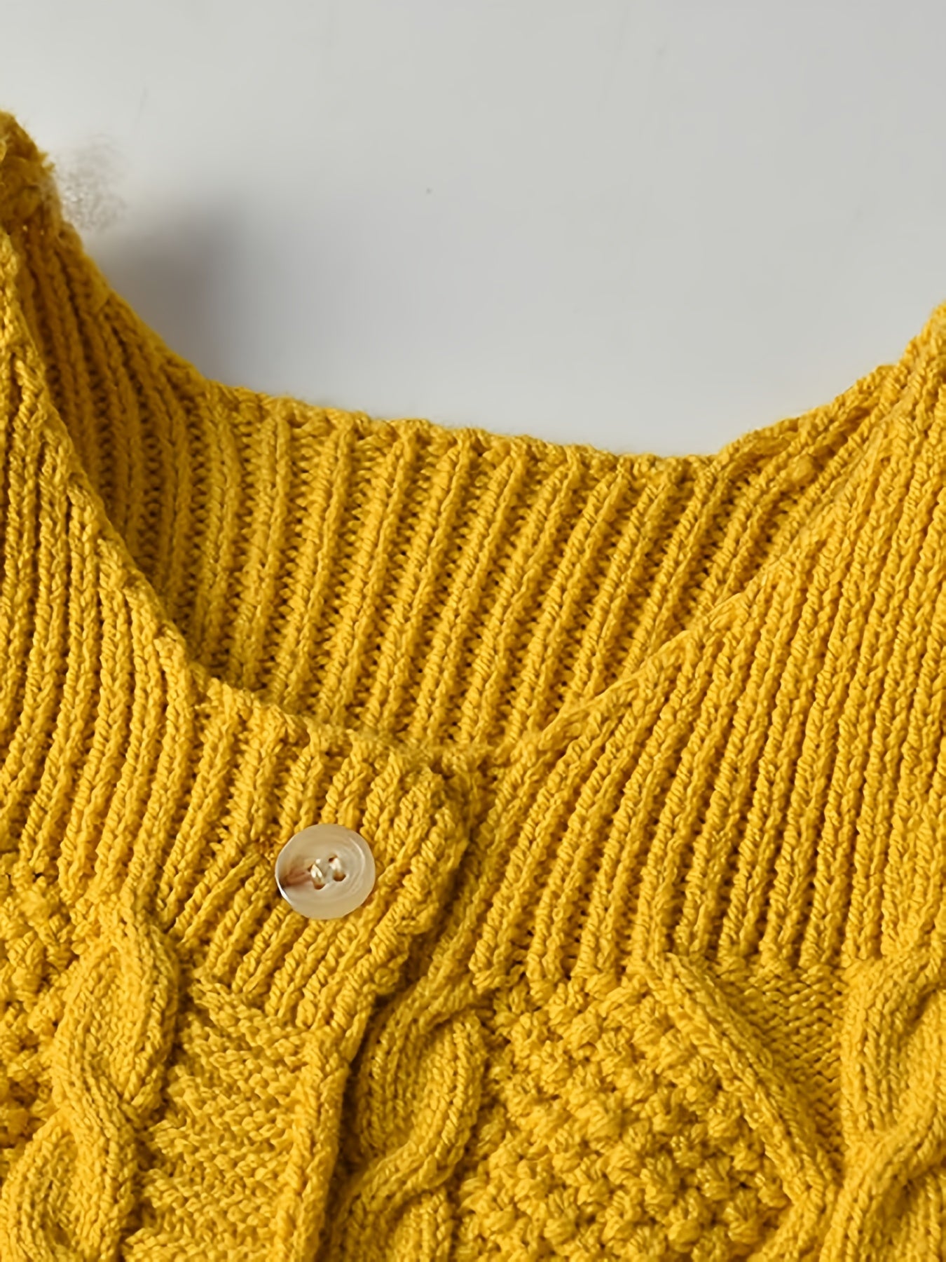 Girls Knit Sweater Vest Jacket Button Tank Top