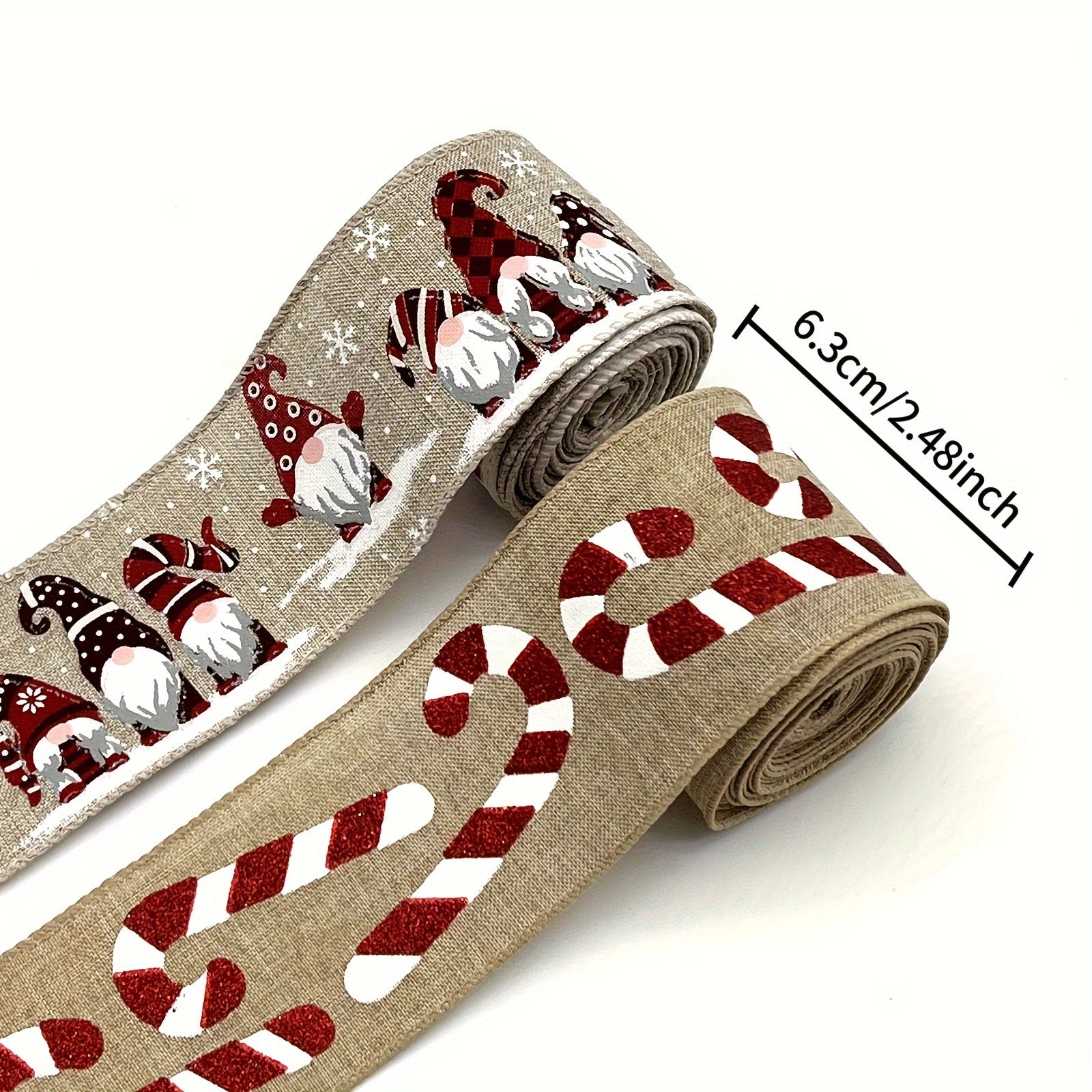 Brown Christmas Ribbon For Holiday Trees DIY Crafts