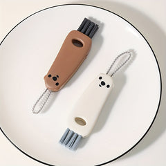 Portable Water Cup Cleaning Brush Mini Bear Cups Washing Brush