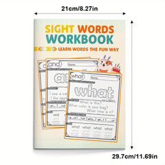 Kids First Words Tracing & Phonics Workbook Vocabulary Builder