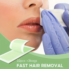 Facial Wax Strips Hair Removal Kit