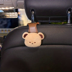 Bear Car Seat Back Row Hook Net