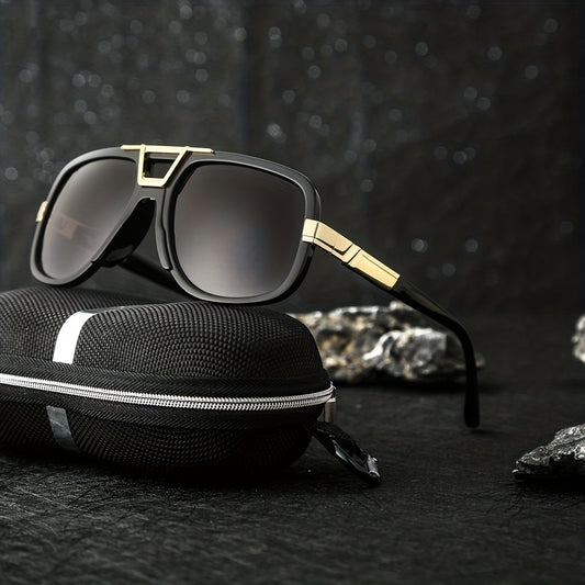 Square Frame Sunglasses Steampunk UV Protection
