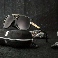Square Frame Sunglasses Steampunk UV Protection