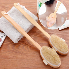 Detachable Long Handle Body Rubbing Shower Brush - Exfoliating Tool