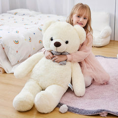 IKASA Giant Teddy Bear Plush Toy Soft Stuffed Animal for Bedroom or Gift