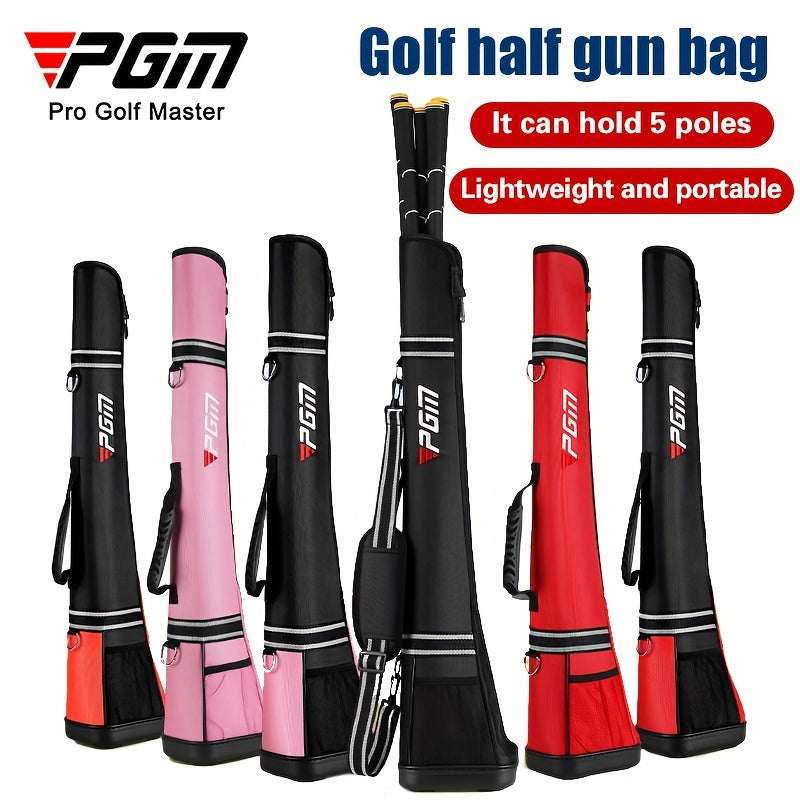 PGM Nylon Golf Gun Bag Lightweight Durable Stylish Zipper Closure
