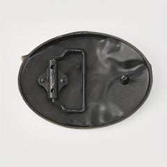 Vintage Eagle Oval Belt Buckle For Women & Men - Western Jeans Accessories