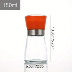 Manual Pepper Grinder Glass Spice Grinder Sea Salt Ginder