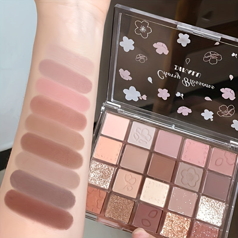 20 Milk Tea Earth Red Eyeshadow Palette