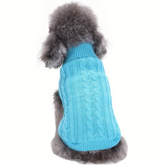 Warm Knitted Winter Sweater for Cat and Small Dog
