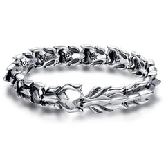 925 Silver Keel Bracelet Men's Knuckle Bracelet Trendsetter Jewelry