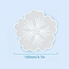 Flower Resin Tray & Coaster Molds for DIY Home Decor