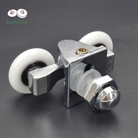 4pcs Shower Door Runner 23mm 25mm Bathroom Pulley Zinc Alloy Roller