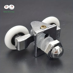 4pcs Shower Door Runner 23mm 25mm Bathroom Pulley Zinc Alloy Roller