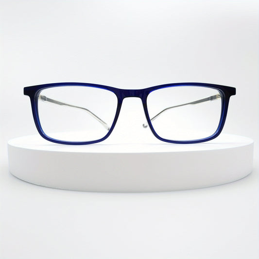 Men's Rectangle Frame Light Glasses Classic Computer Glasses