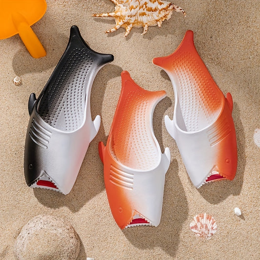 JIAGEYA Fish Shape Slippers For Boys Lightweight Non Slip Indoor Outdoor Slipper