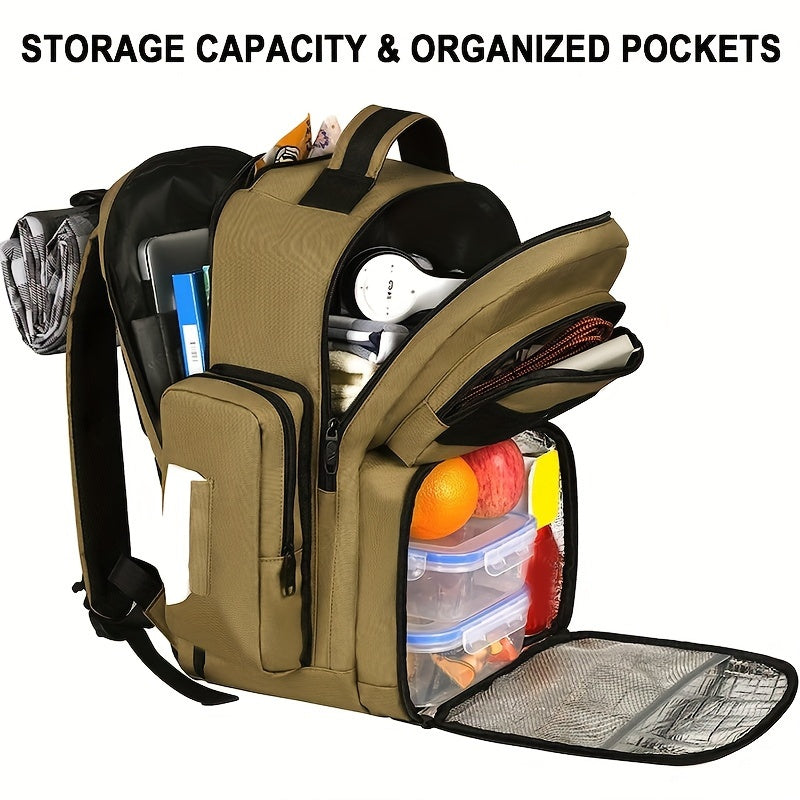 MATEIN Insulated Cooler Backpack for Men 17-Inch Travel Laptop Bag with USB Port