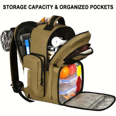 MATEIN Insulated Cooler Backpack for Men 17-Inch Travel Laptop Bag with USB Port