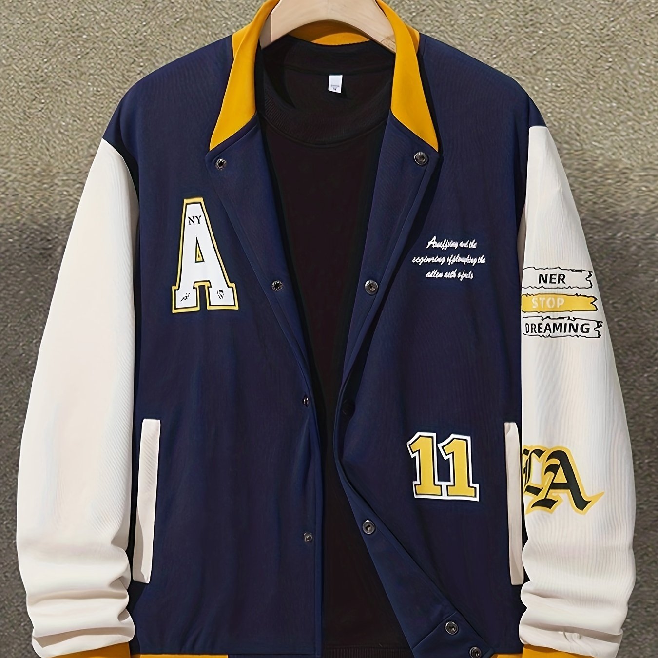 Men's Soft shell Baseball Collar Jacket