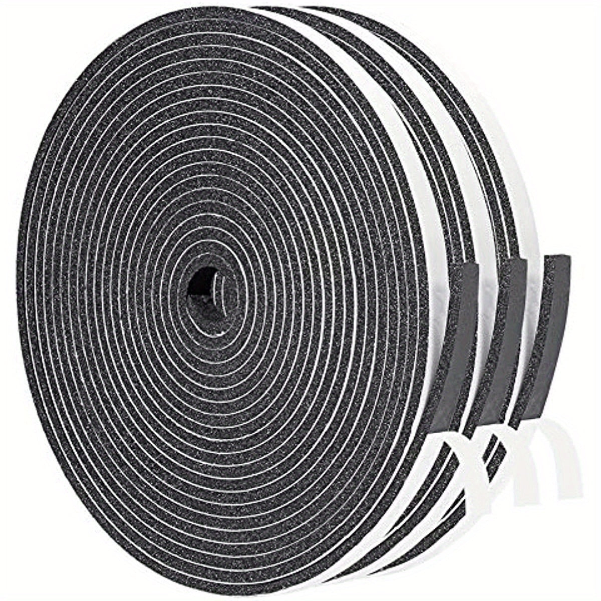 Foam Tape Weather Stripping 3 Strips 50ft Long