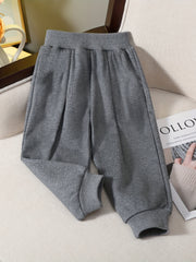 Girls Fleece Lining Jogger Trousers