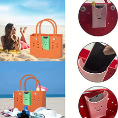 Soft Rubber Bag Accessory for Phone, Keys, Lipstick, Sunglasses