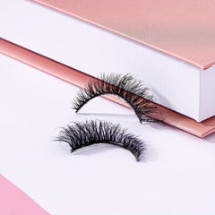 5 Pairs Faux Mink Eyelashes Fluffy Soft Cat Eye Shape