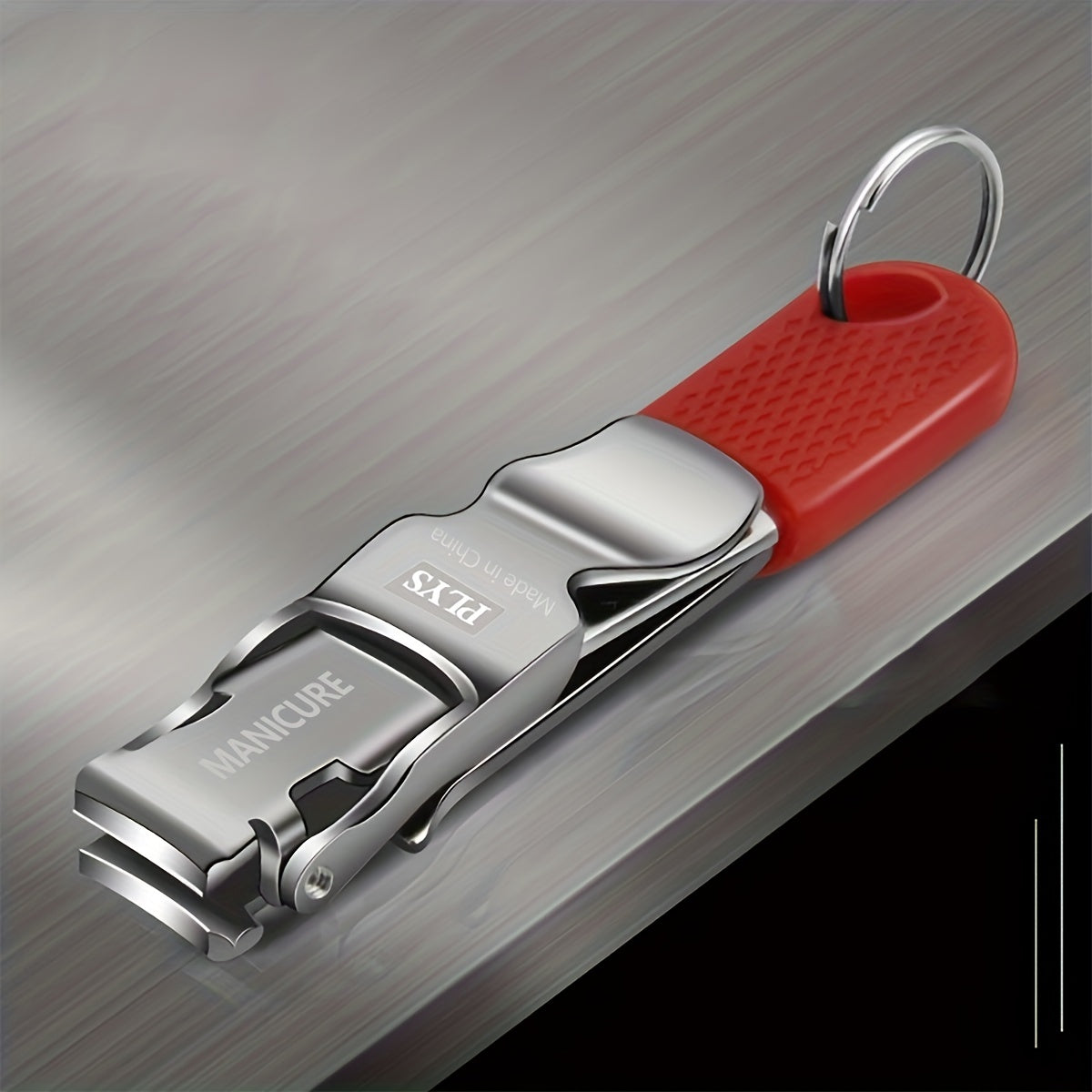 Portable Folding Nail Clippers Keychain Pedicure Tool