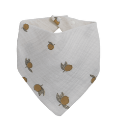 Floral Print Cotton Triangle Bib For Boys Girls