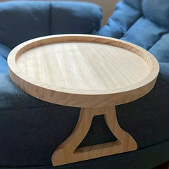 Wooden Couch Arm Table Clip On Tray Sofa Table For Couches