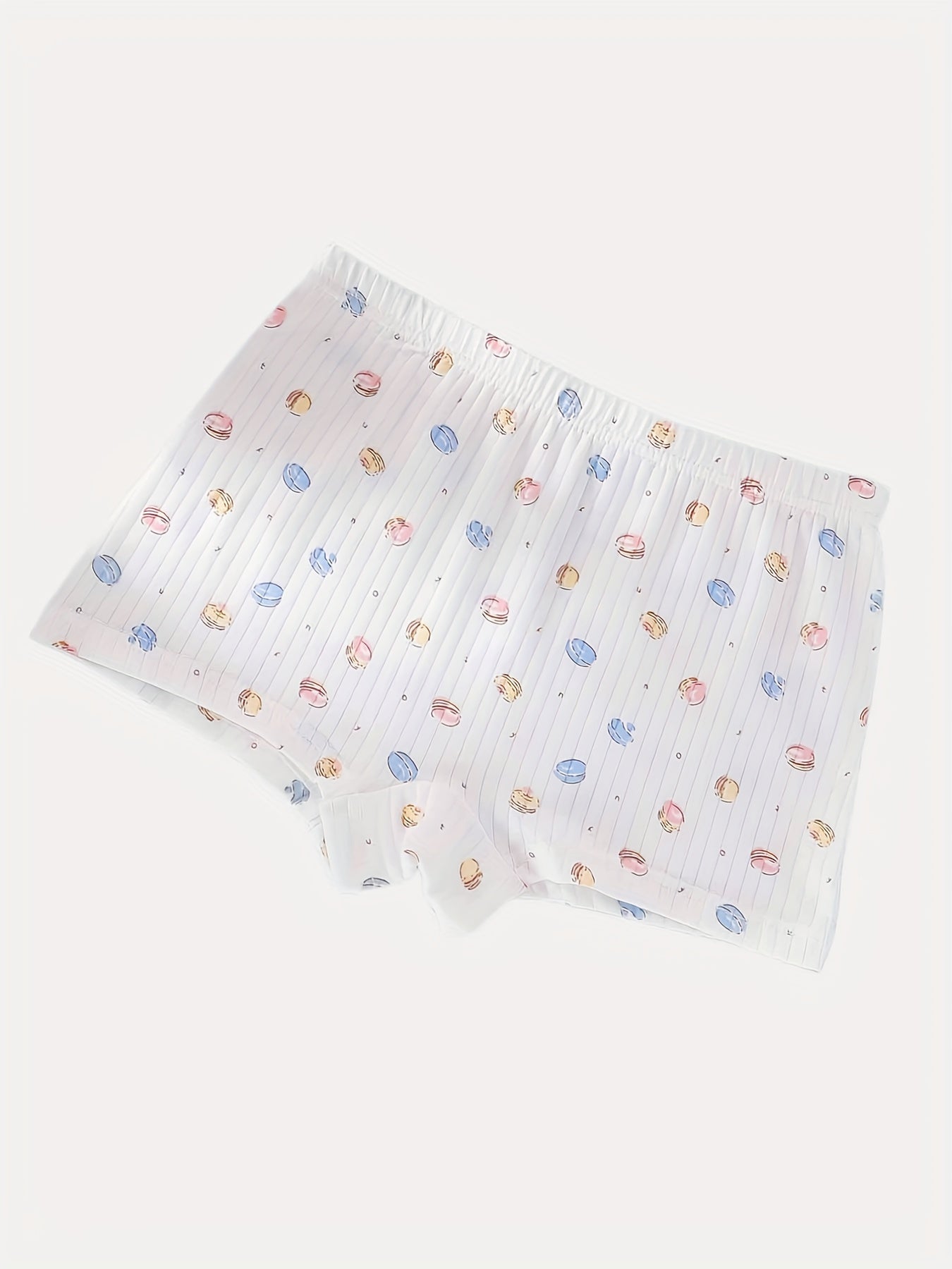 5pcs Girls Cartoon Rabbit & Cake Shortie Briefs Soft Cotton Underwear