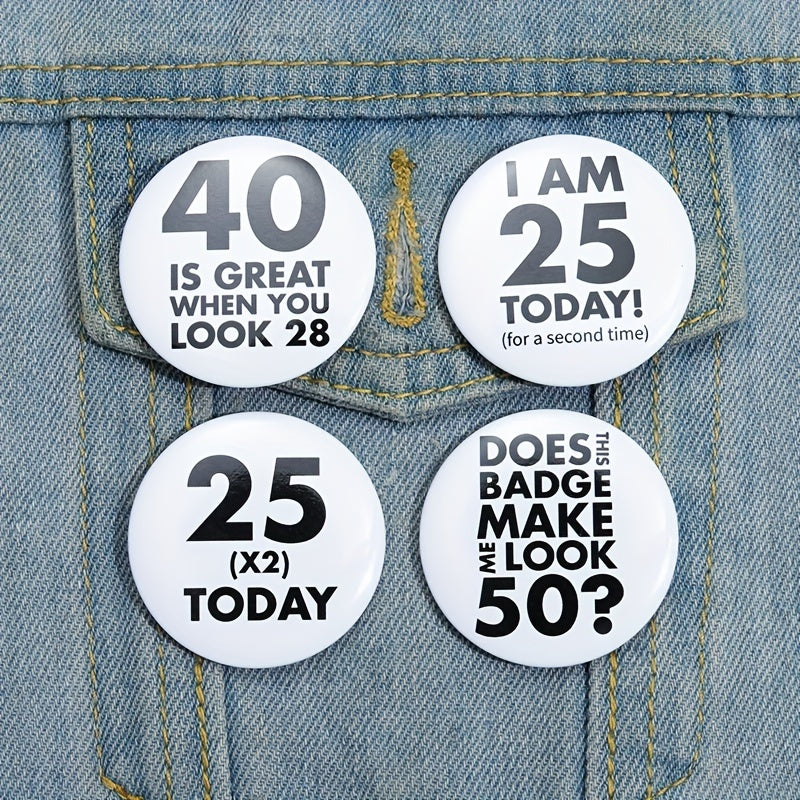 18th Birthday Enamel Pins Custom Brooches Lapel Badges