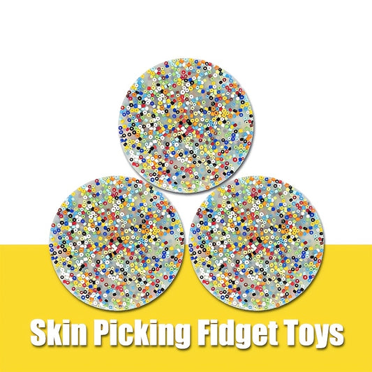 Skin Picking Fidget Toys Silicone Adult Pressure Pads Sensory Stimulation Relax