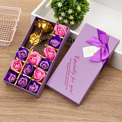 Rose Soap Flower Holiday 12 Soap Flower Gift