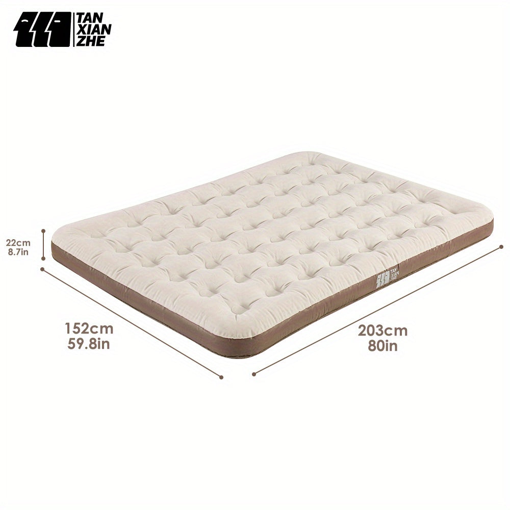 Durable Inflatable Air Mattress Twin Size for Camping and Traveling